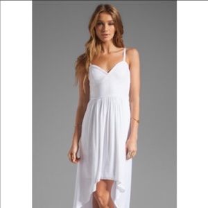 BCBG small white maxi dress